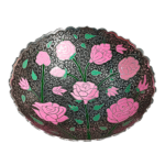 Professional Handicrafts Brass Decorative Bowl for Table, Diwali Gift Item for Home Decor-7.5 Inch, Blackpink