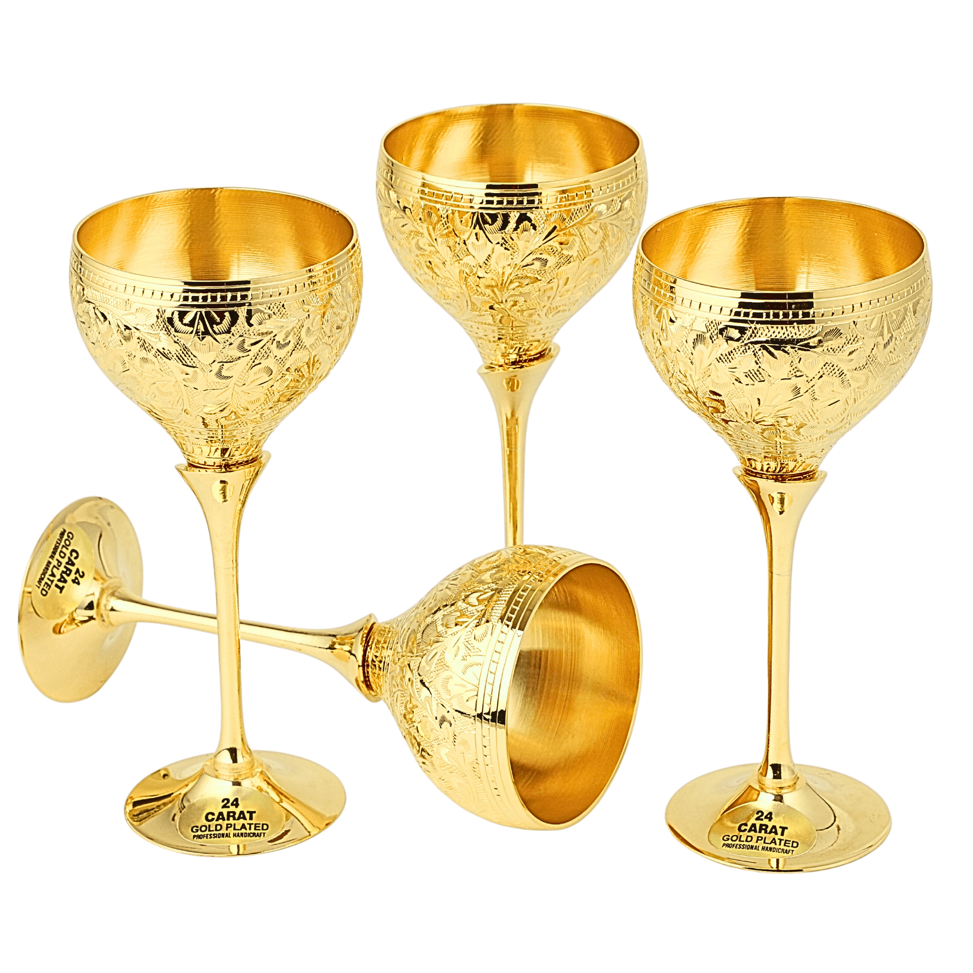 Wine Glasses 50th Anniversary Gift, Golden Wedding Gift, Antique Style, Personalized, Hand Painted Wine Goblets, Gift for a Couple, Set of 2 online